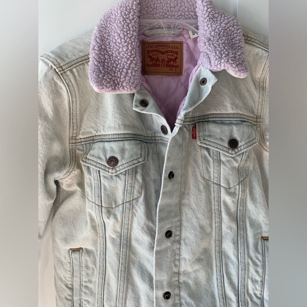 Levi’s Sherpa Collar Denim Jacket